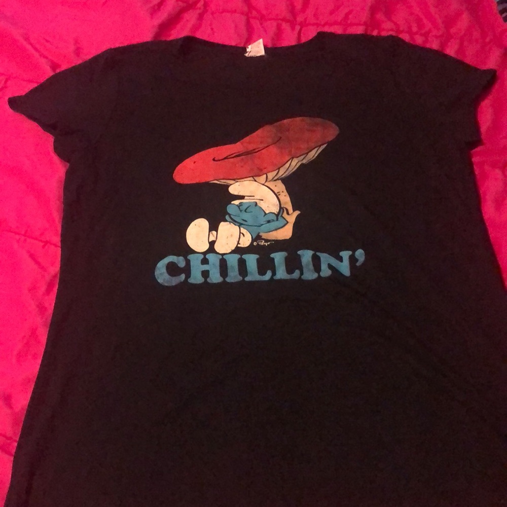 Jerzees Smurf “Chillin’” Shirt Size: 2XL
